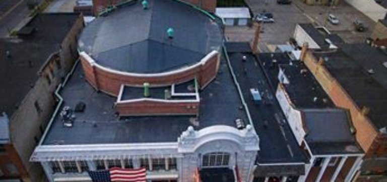 Rubber Roofing on Al Ringling Theater in Baraboo Wisconsin