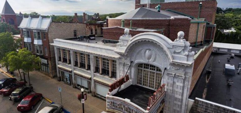 Rubber Roofing on Al Ringling Theater in Baraboo Wisconsin