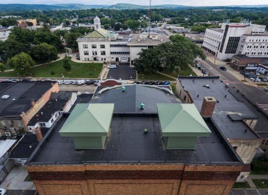 Rubber Roofing on Al Ringling Theater in Baraboo Wisconsin