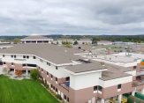 Rubber Roofing project on Divine Savior Health Campus in portage Wisconsin