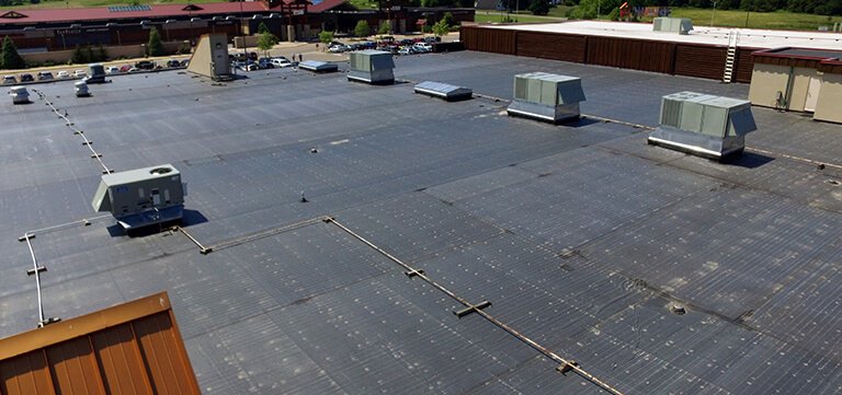 Metal and Rubber Roofing on Knuckleheads in Lake Delton Wisconsin