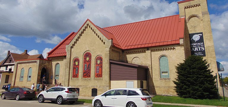 Rubber And Metal Roofing Portage Preforming Arts Center in Portage Wisconsin