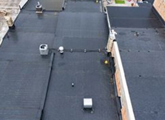 Rubber Roofing on Spa Serenity in baraboo Wisconsin