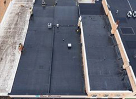 Rubber Roofing on Spa Serenity in baraboo Wisconsin