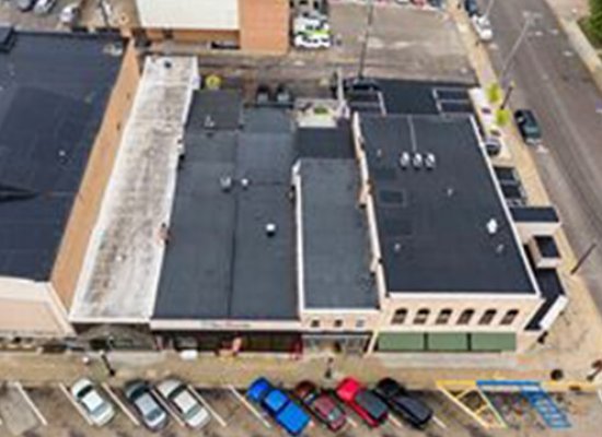 Rubber Roofing on Spa Serenity in baraboo Wisconsin