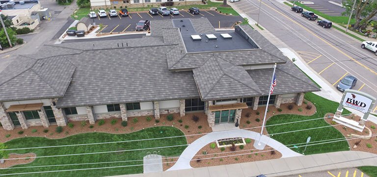 Metal shingle roof